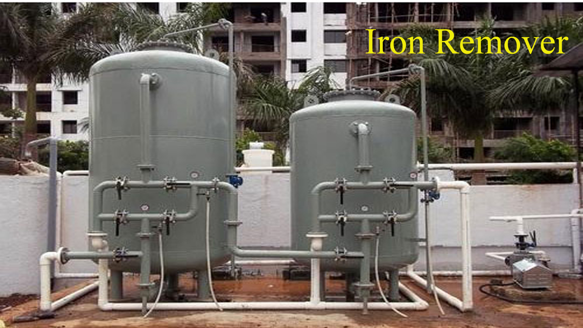 water treatment for iron removal filter